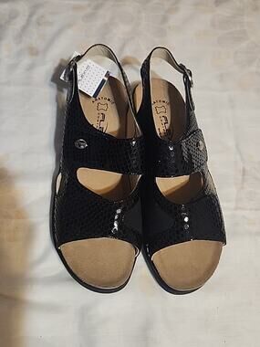 Flexus Italian Comfort by Spring Step Sandals sz 42 (11) Buckle Genuine Leather